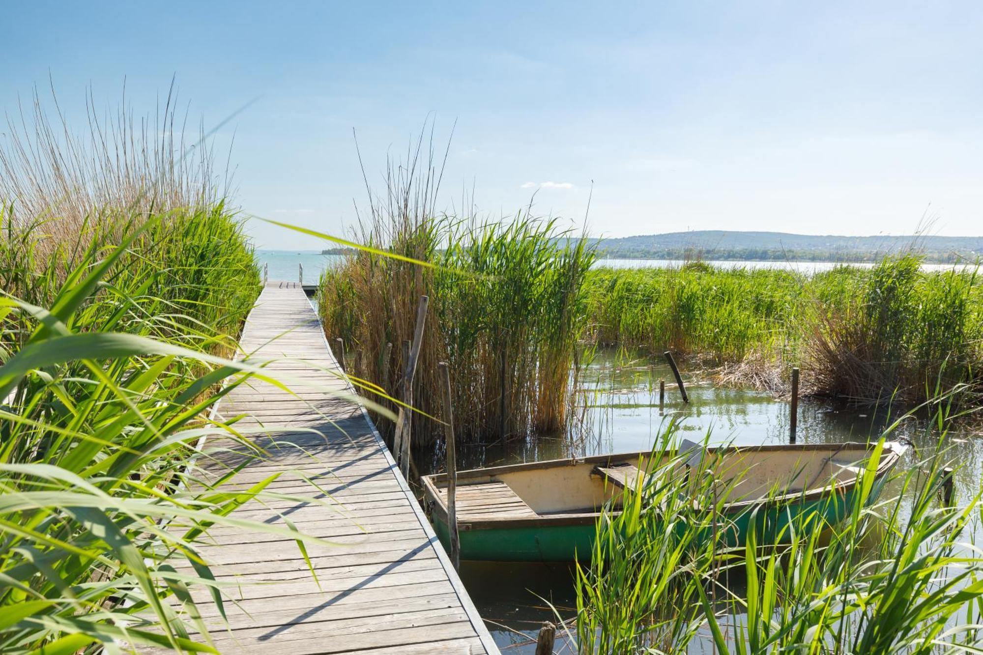 Fűzliget Blue4 Apartman Balatonfůzfő Kültér fotó